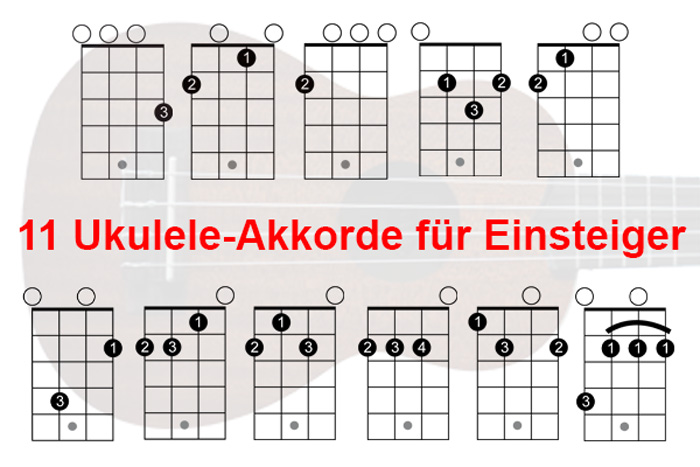 11 wichtigsten Ukulele Akkorde | Ukulele lernen