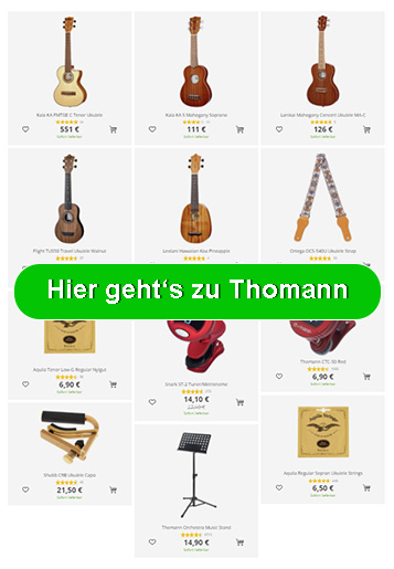 Ukulele Equipment bei Thomann